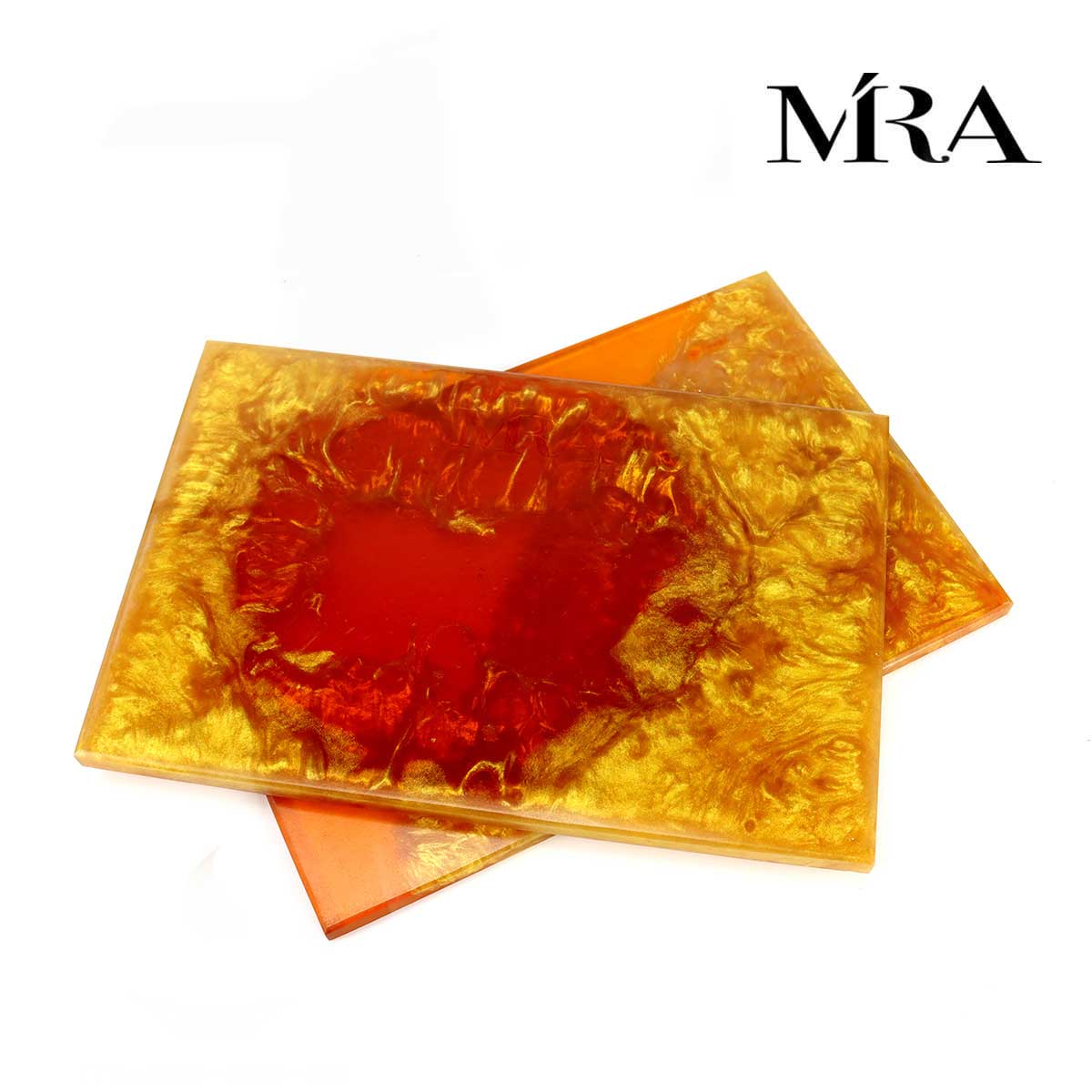 Mira-Kopfbaubrett-aus-Epoxidharz-Orange-Gold-logo